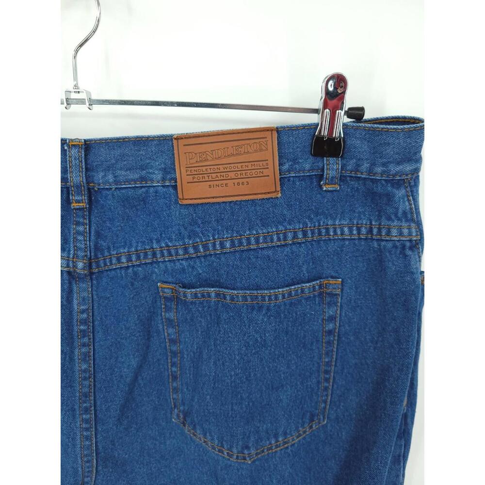Vintage Pendleton Jeans Womens 18 High Rise Mom Jeans Straight 80s Blue Denim - Picture 8 of 11